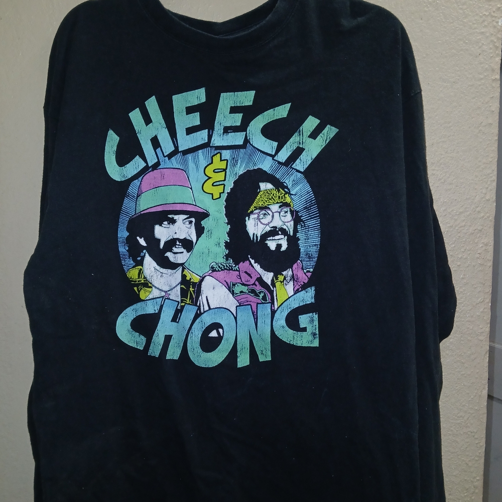 Cheech & Chong Graphic Long Sleeve Tee - Black